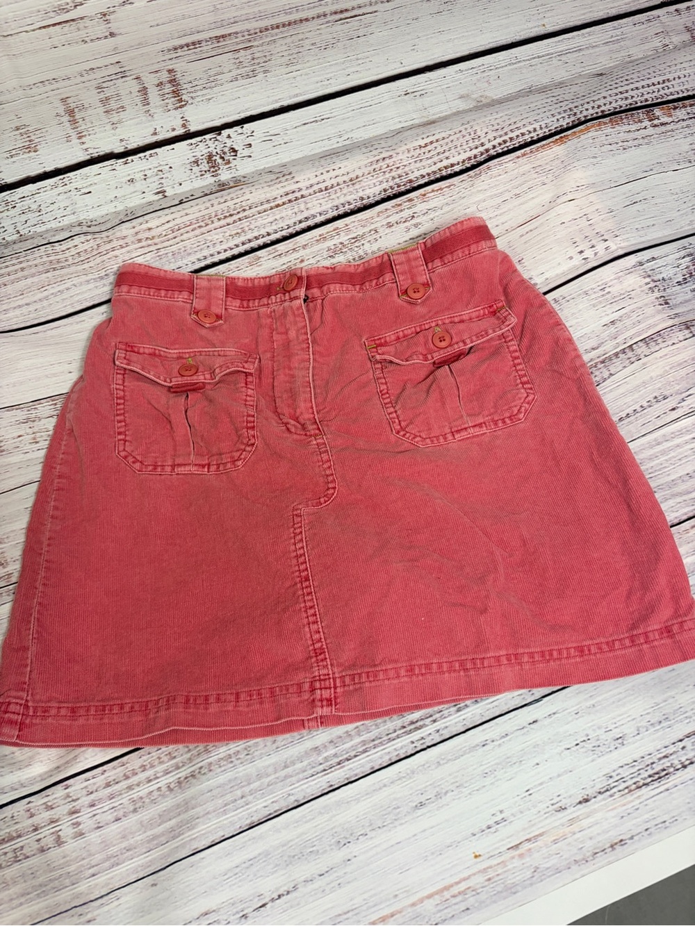 Girls L. L. Bean Pink Mini Skirt with Front Pockets